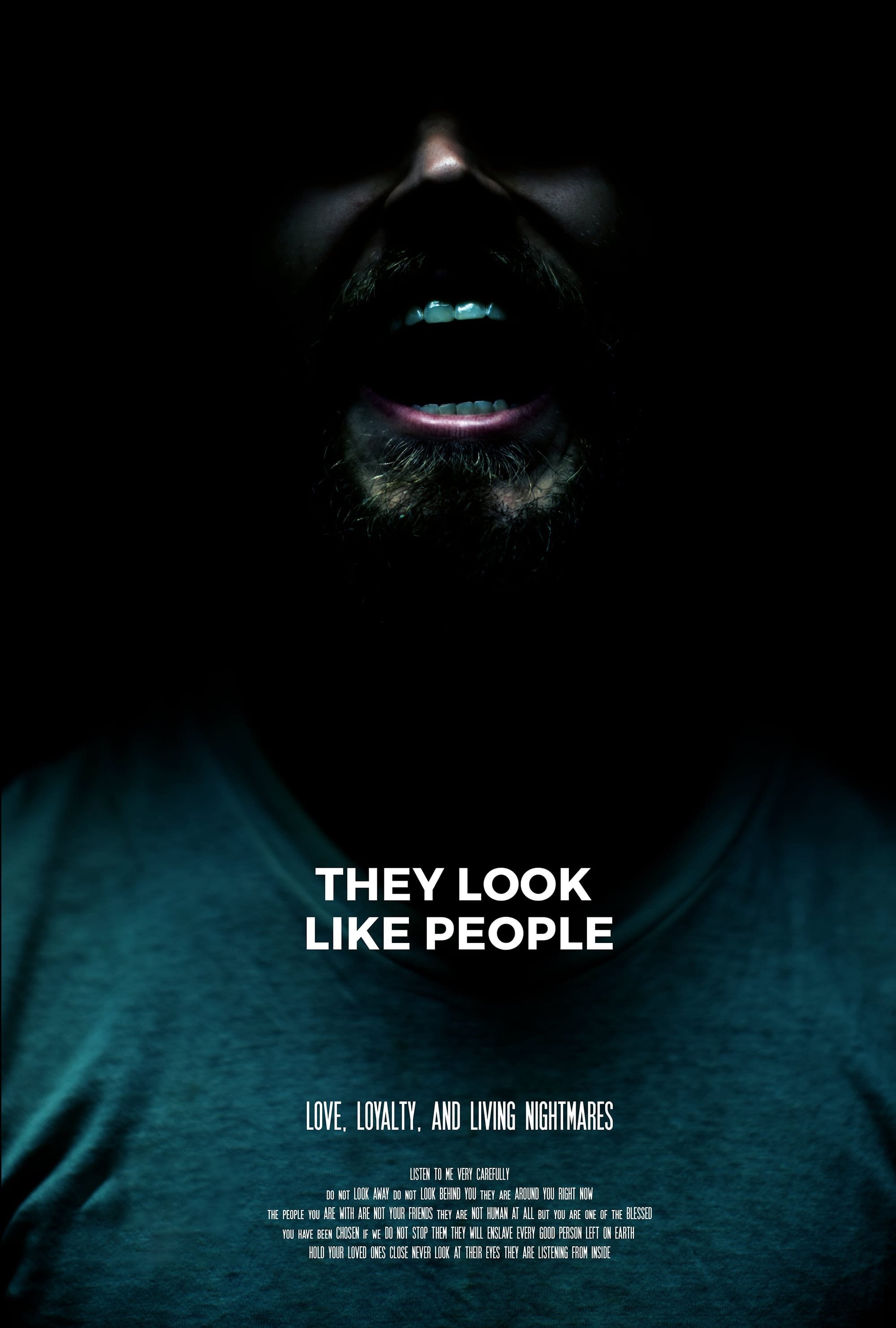 Poster for the 2016 Psychological Thriller They Look Like People